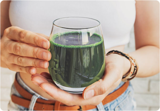 Greens in Hands