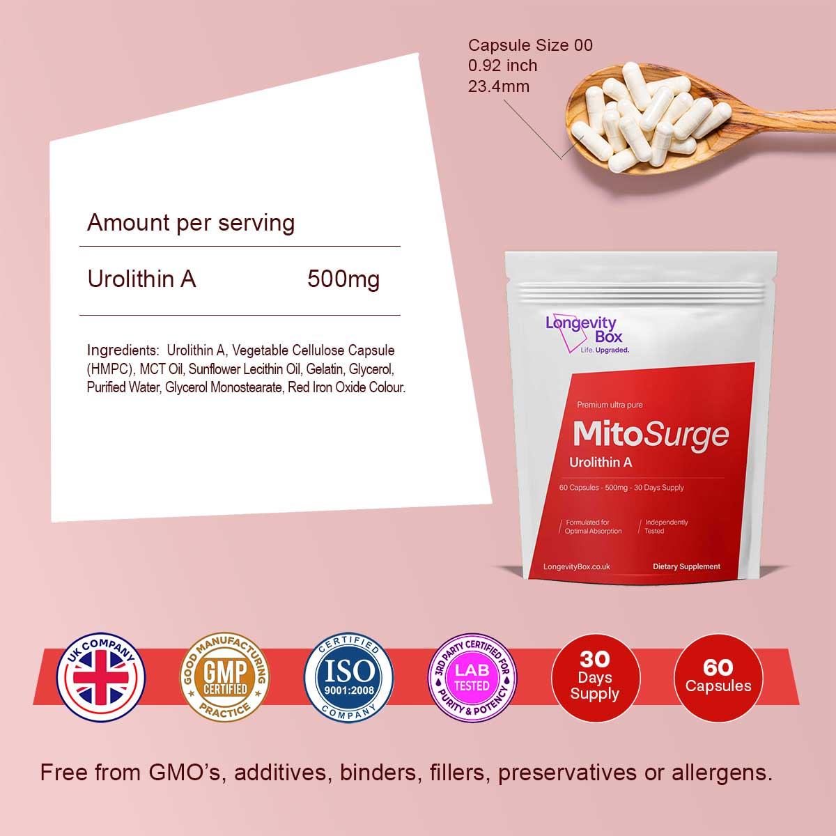 MitoSurge Urolithin A Supplement - Longevity Box