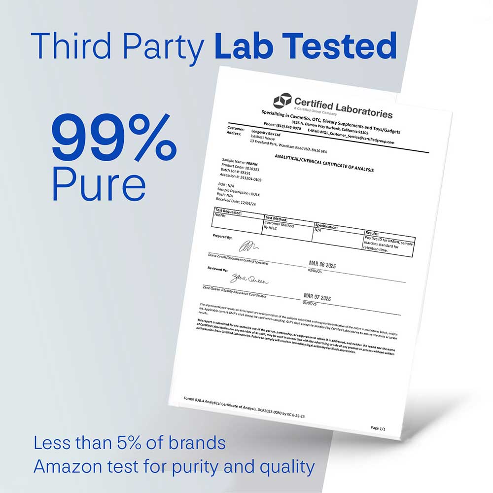 Pure NMNH Supplement - Longevity Box