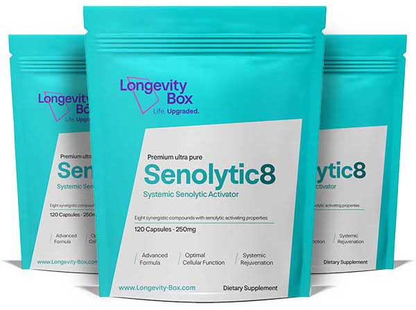 Senolytic 8 Three Pack - Longevity Box