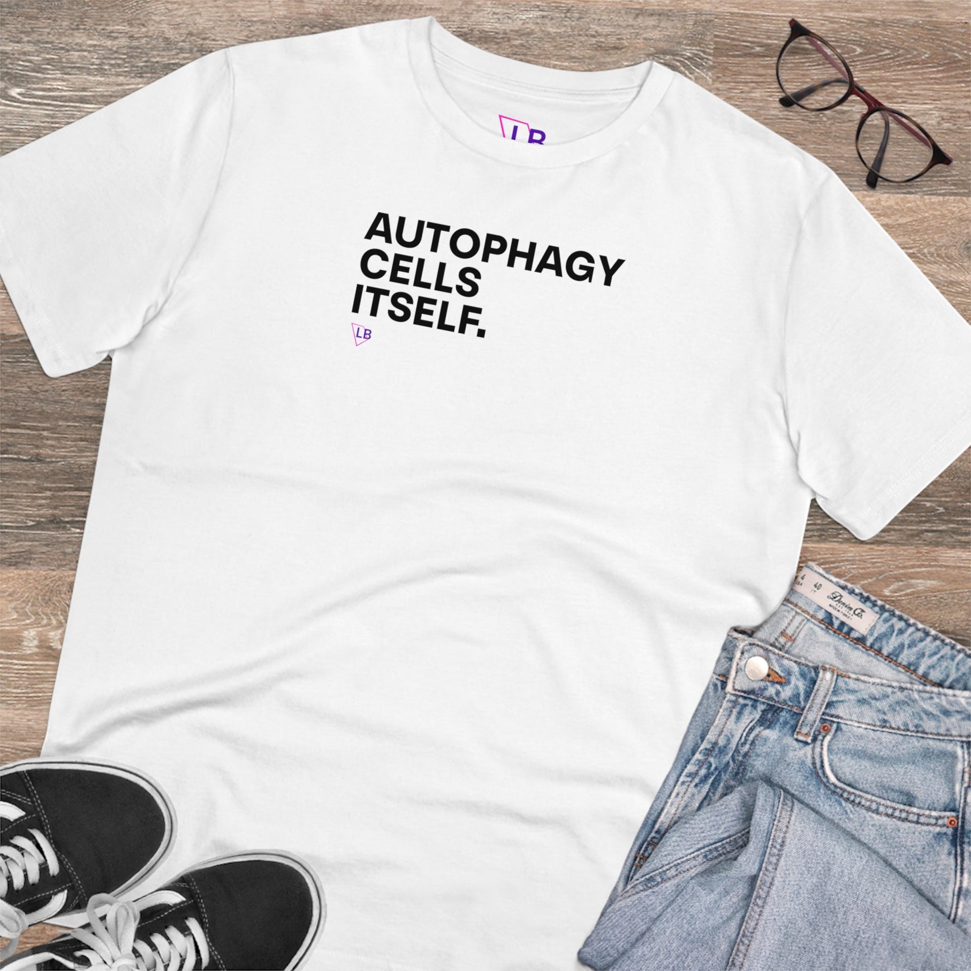 Autophagy Cells Itself T-Shirt - Longevity Box