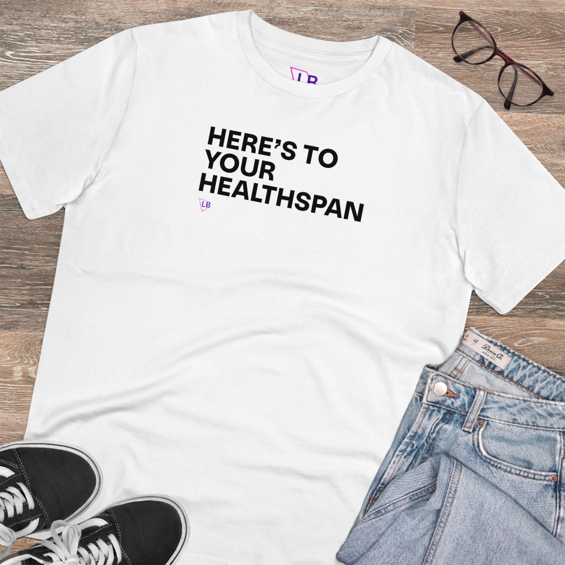 Here's To Your Healthspan T-Shirt - Longevity Box