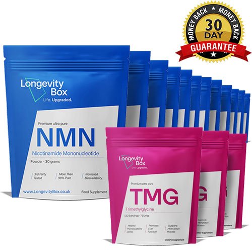 NMN & TMG - One Year's Supply - Longevity Box