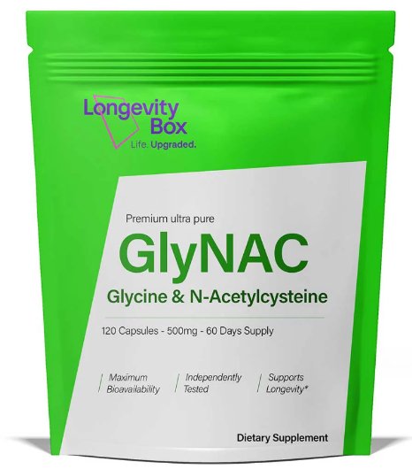 What is GlyNAC? Glycine, Oxidative Stress & Mitochondrial Dysfunction - Longevity Box