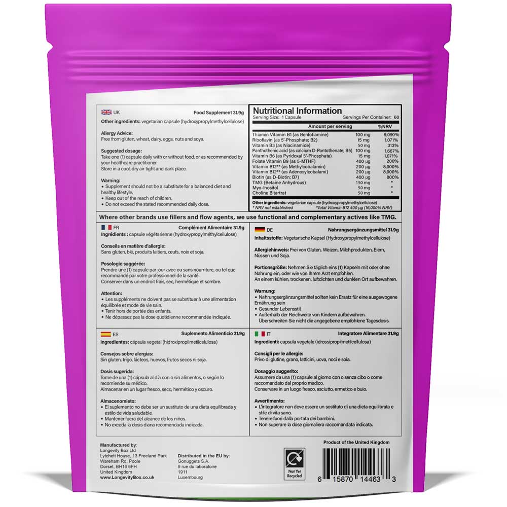 Ultra-Pure B-Complex Supplement