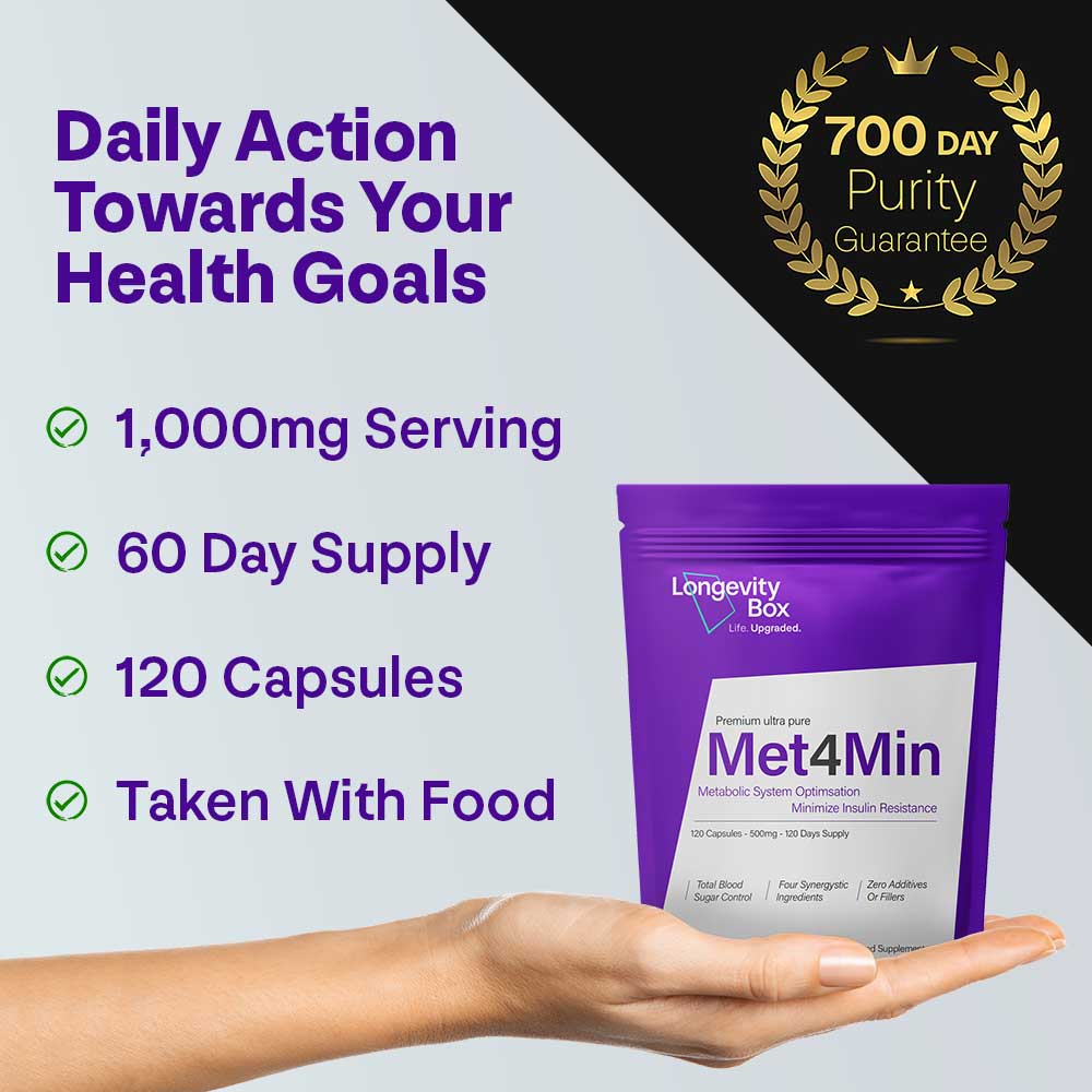 Met4min - High Purity Blood Sugar Formula - Longevity Box