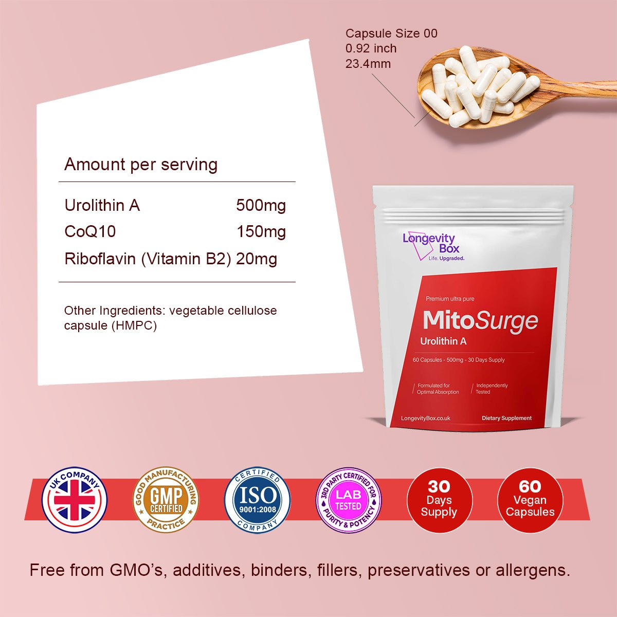 MitoSurge Urolithin A Supplement - Longevity Box