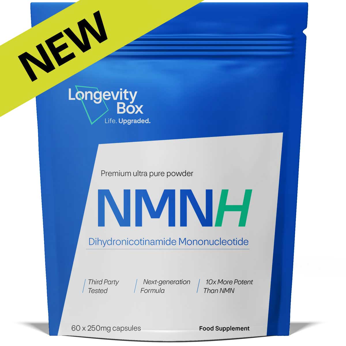 Pure NMNH Supplement UK | 60 Capsules – Longevity Box