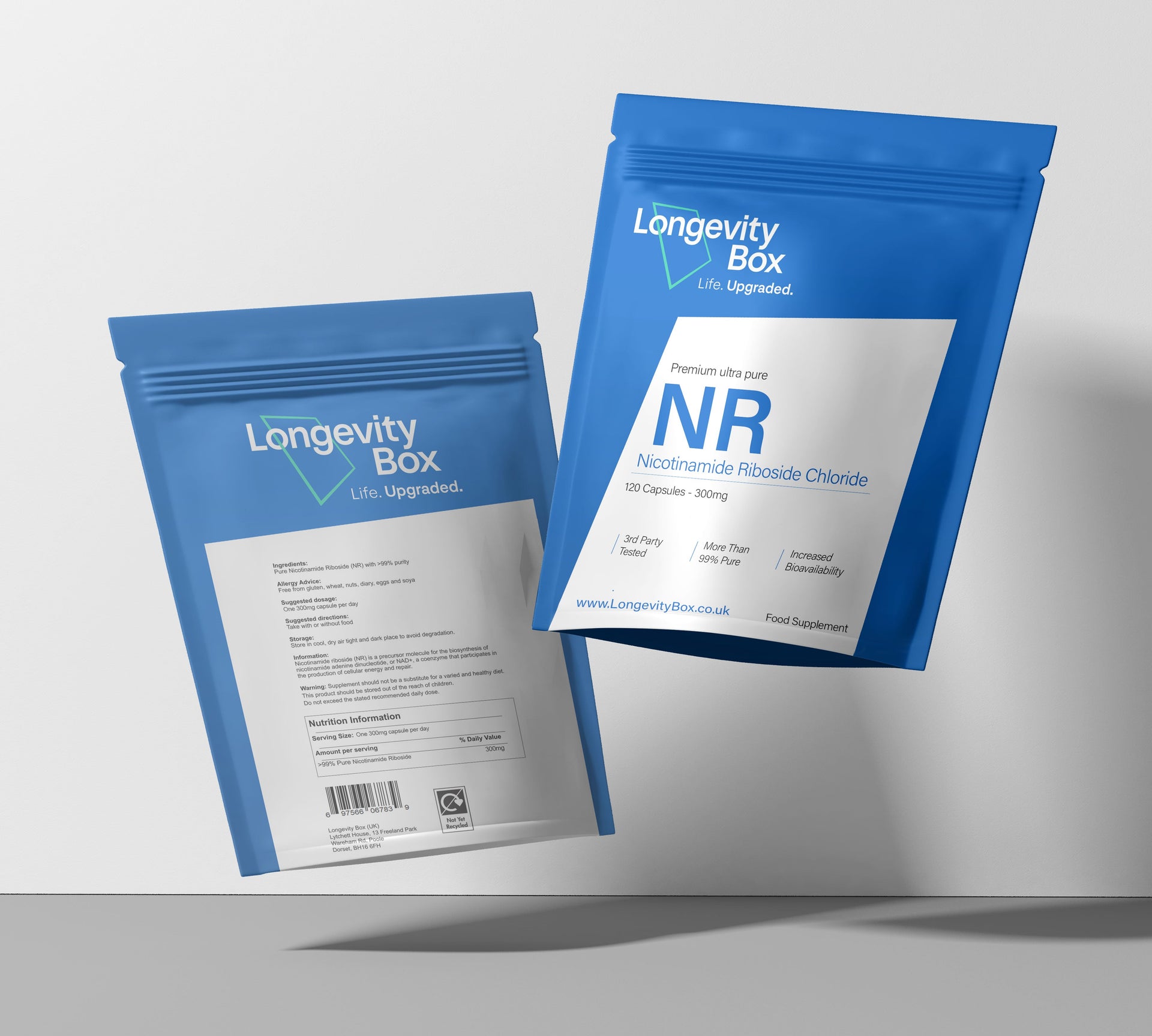 Pure NR Nicotinamide Riboside Supplement - Longevity Box