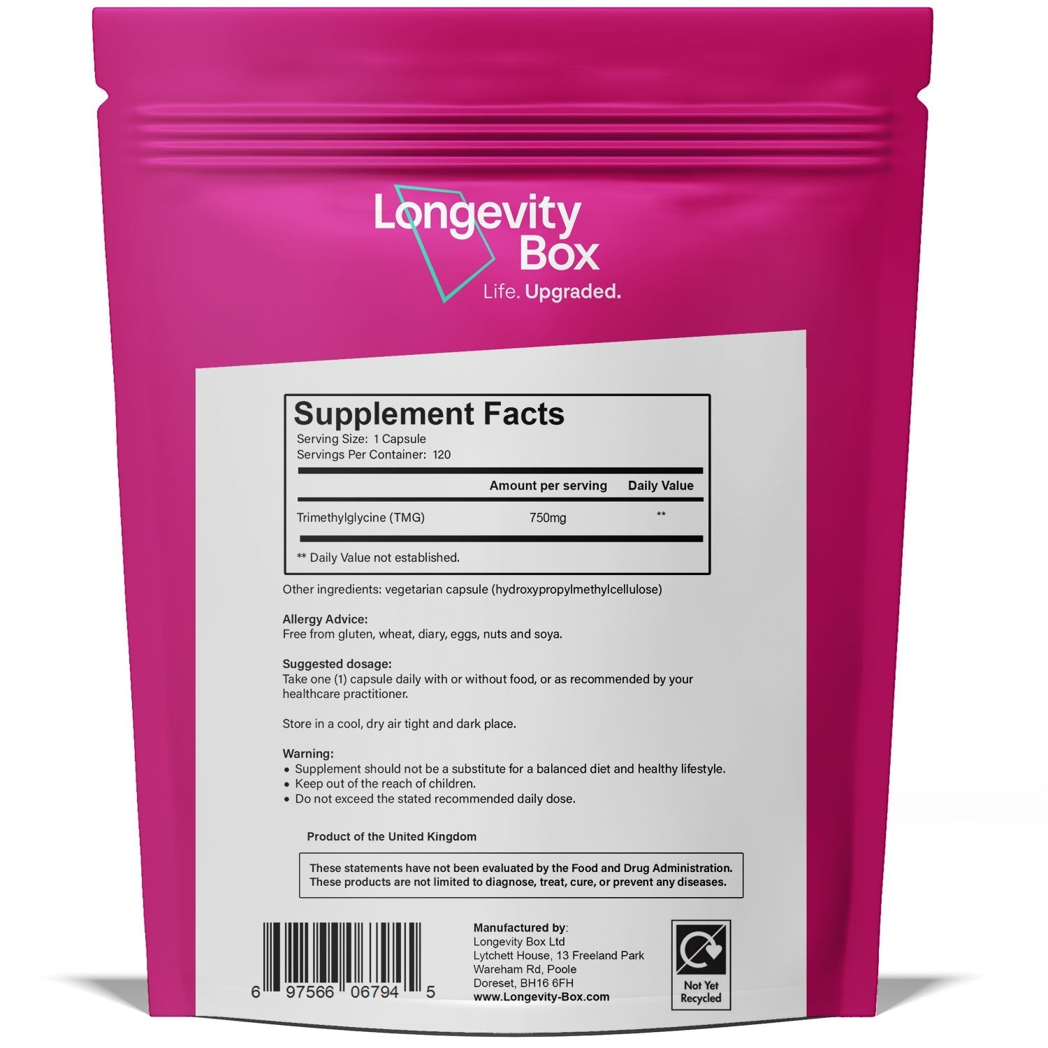 TMG Supplement - Longevity Box