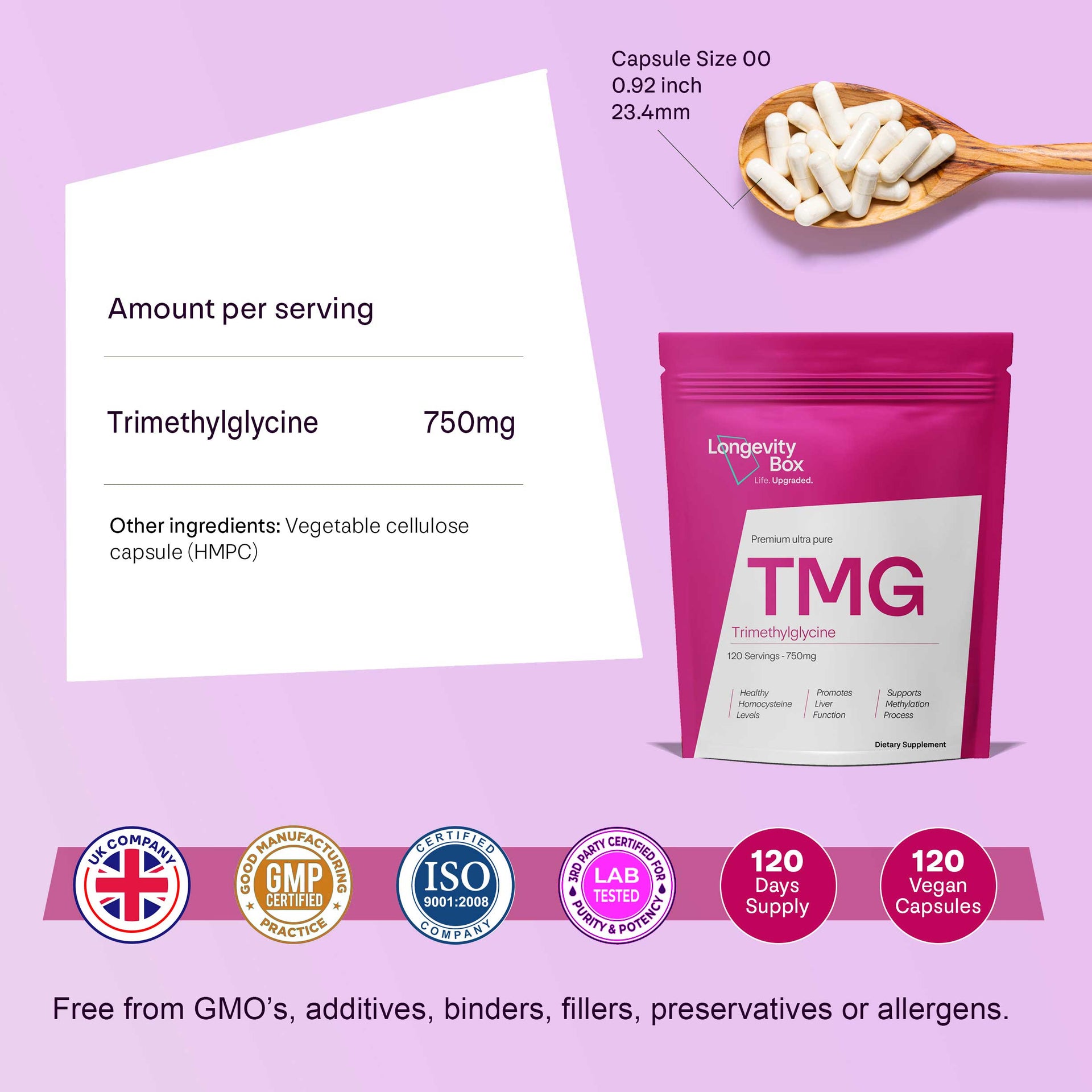 TMG Supplement - Longevity Box