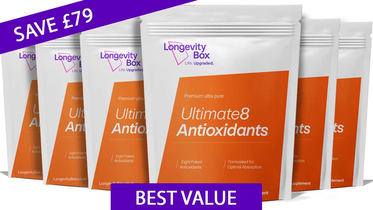 Ultimate 8 Antioxidant Complex - Longevity Box
