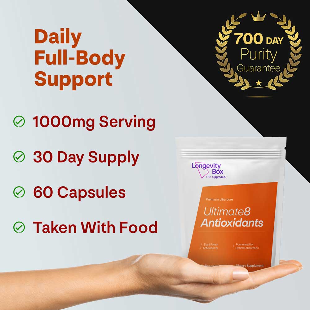 Ultimate 8 Antioxidant Complex - Longevity Box

