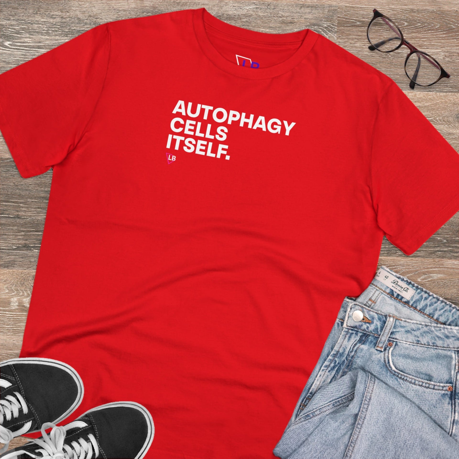 Autophagy Cells Itself T-Shirt - Longevity Box