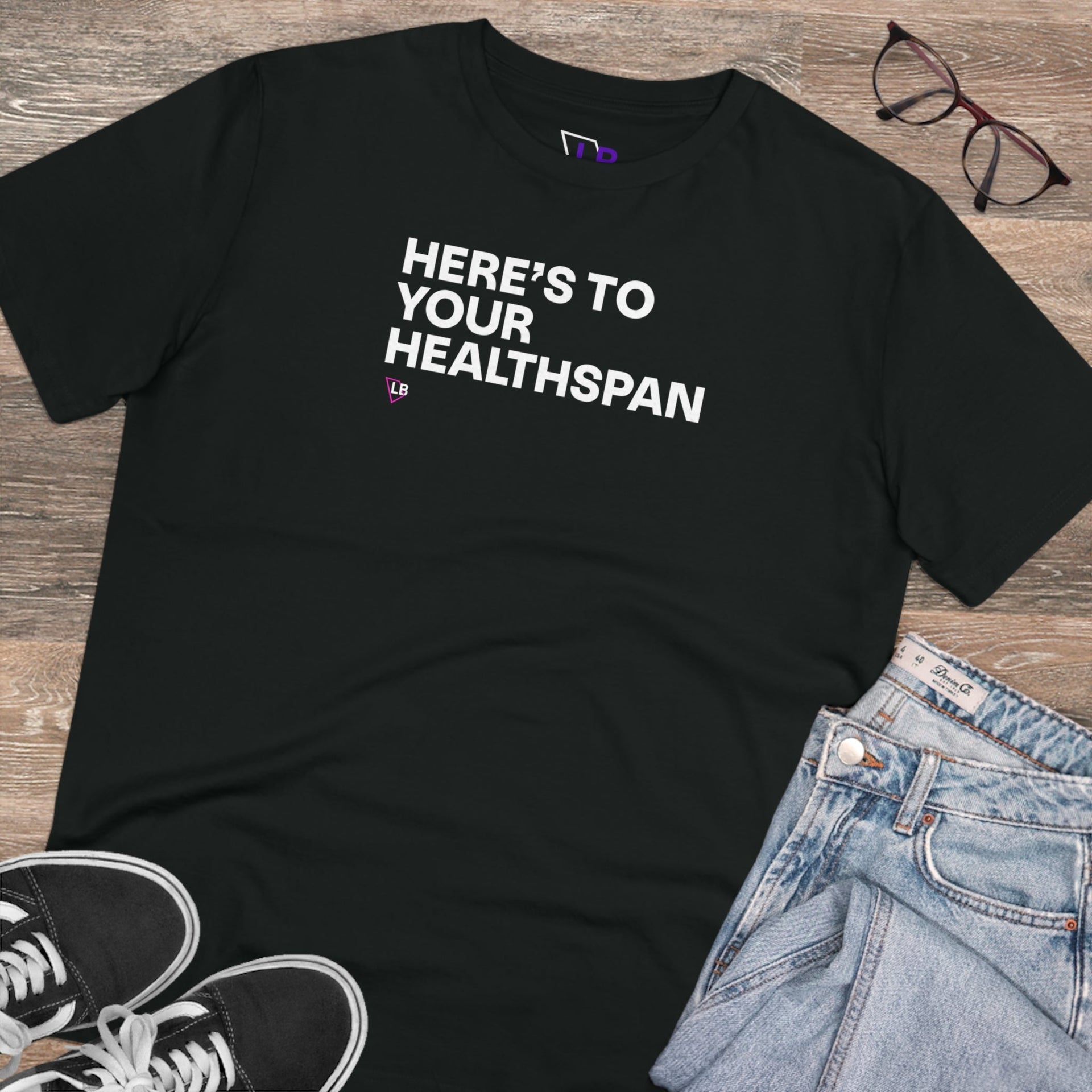 Here's To Your Healthspan T-Shirt - Longevity Box