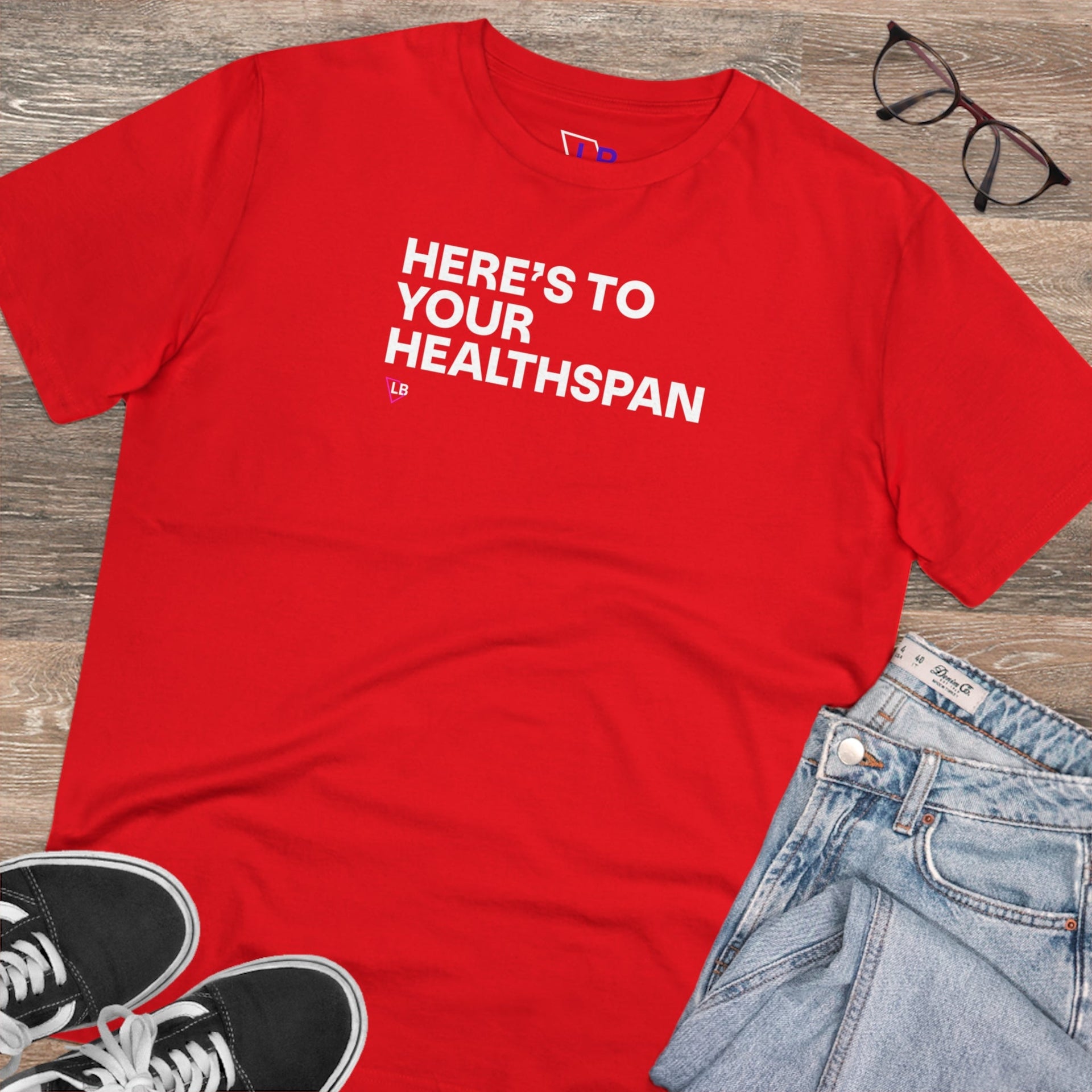 Here's To Your Healthspan T-Shirt - Longevity Box