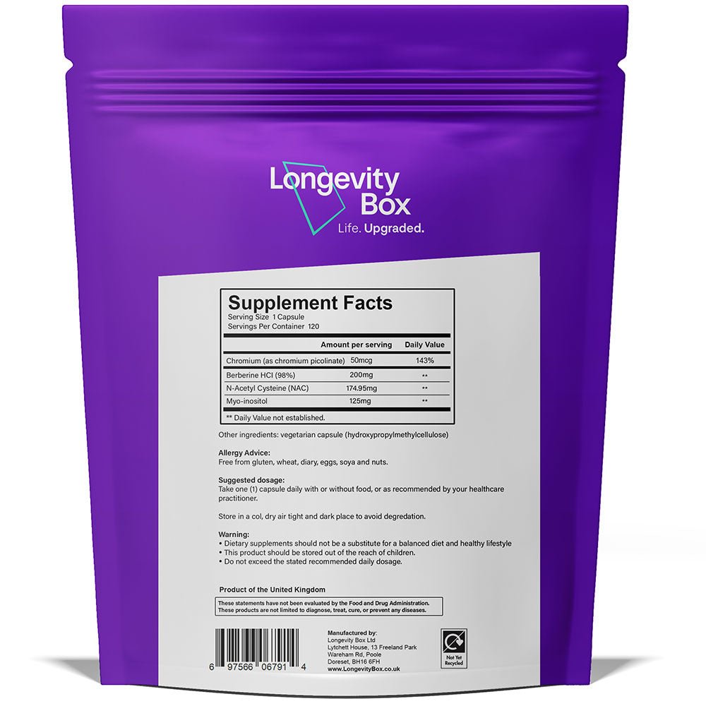 Met4min - High Purity Blood Sugar Formula - Longevity Box