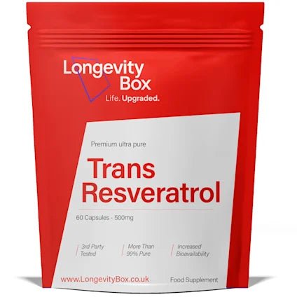 Pure Trans Resveratrol Capsules - Longevity Box
